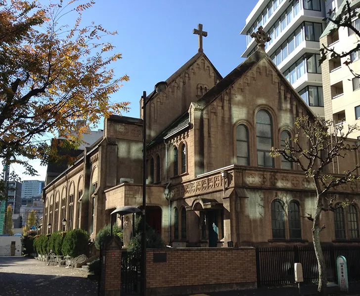 神田カトリック教会スマホ画像