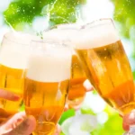 ビールで乾杯