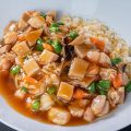 鮑入り福建風あんかけチャーハン